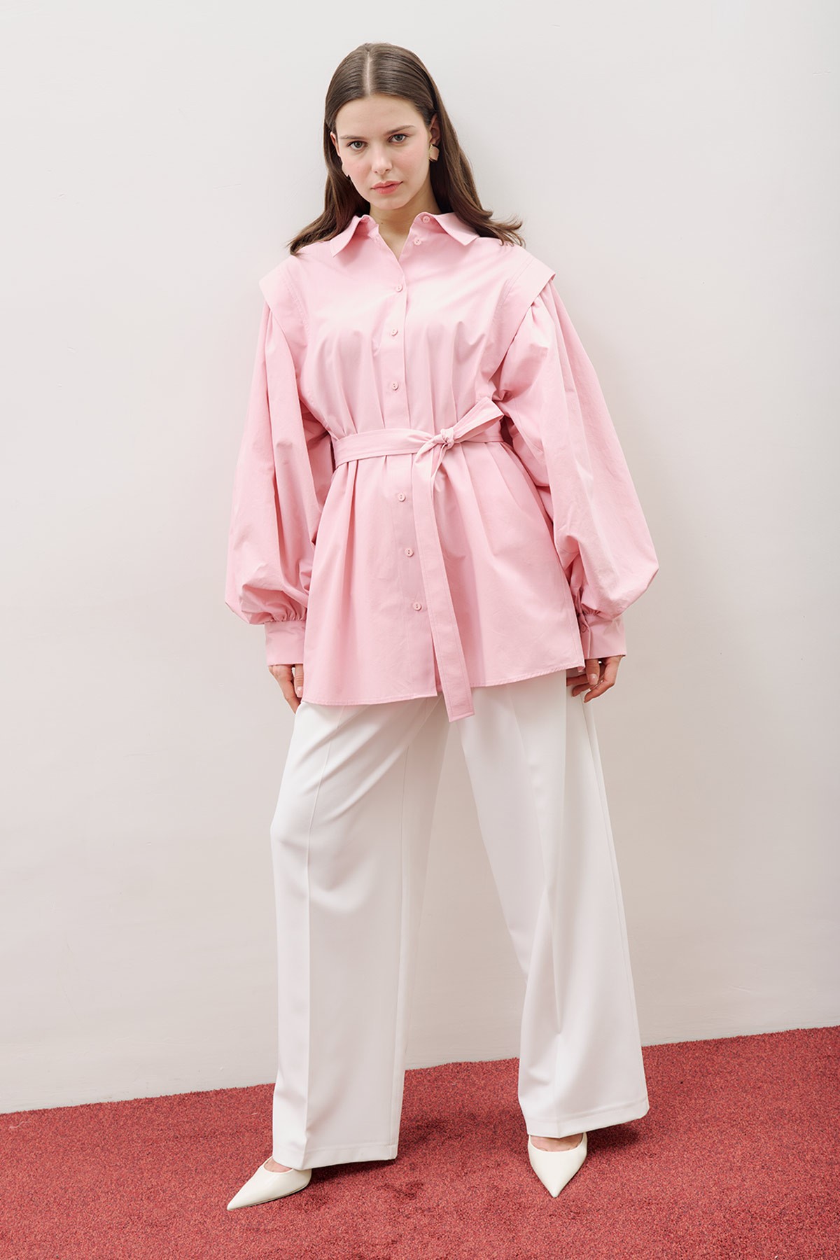 NORA DESIGN SHIRT PINK - 2