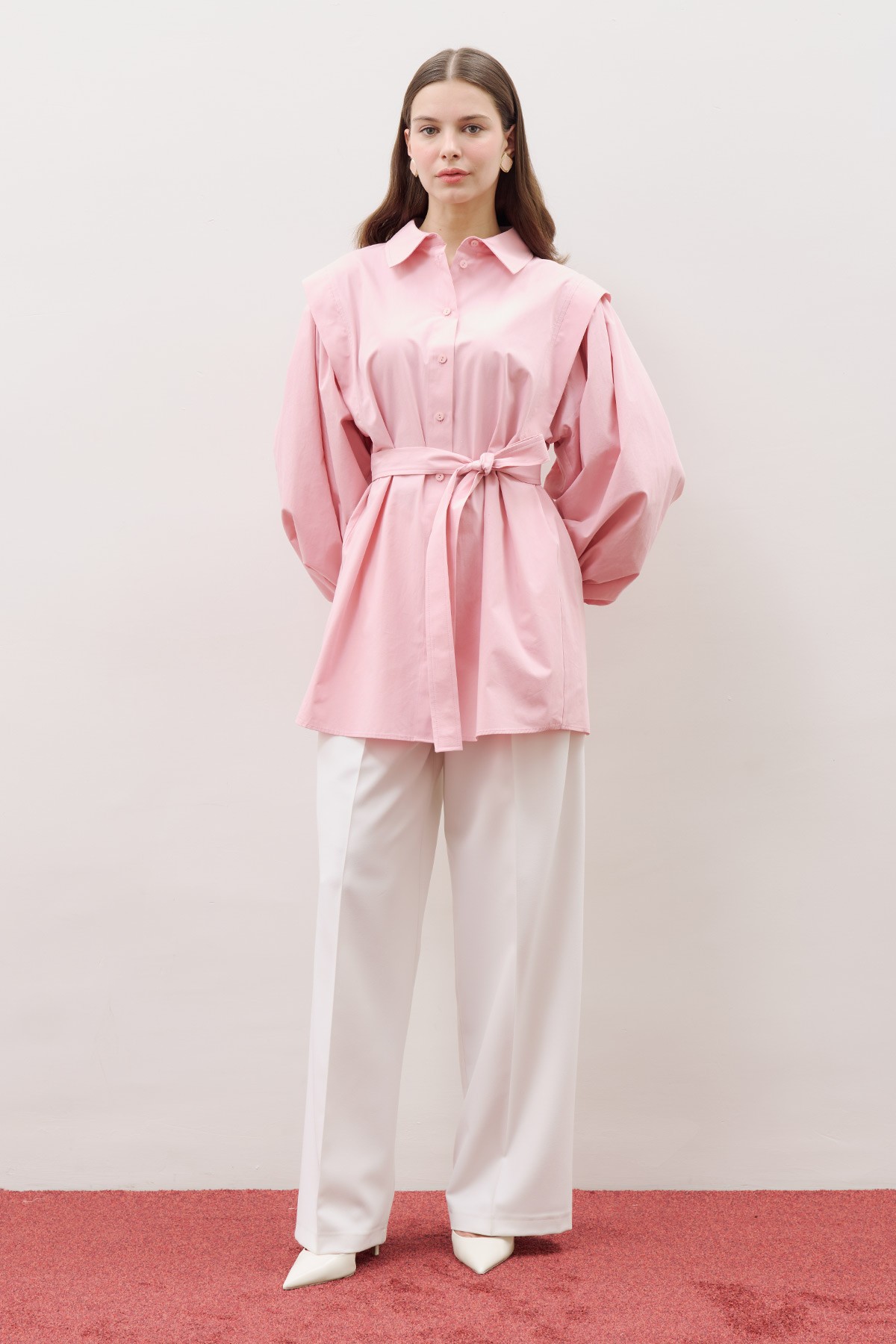 NORA DESIGN SHIRT PINK - 4