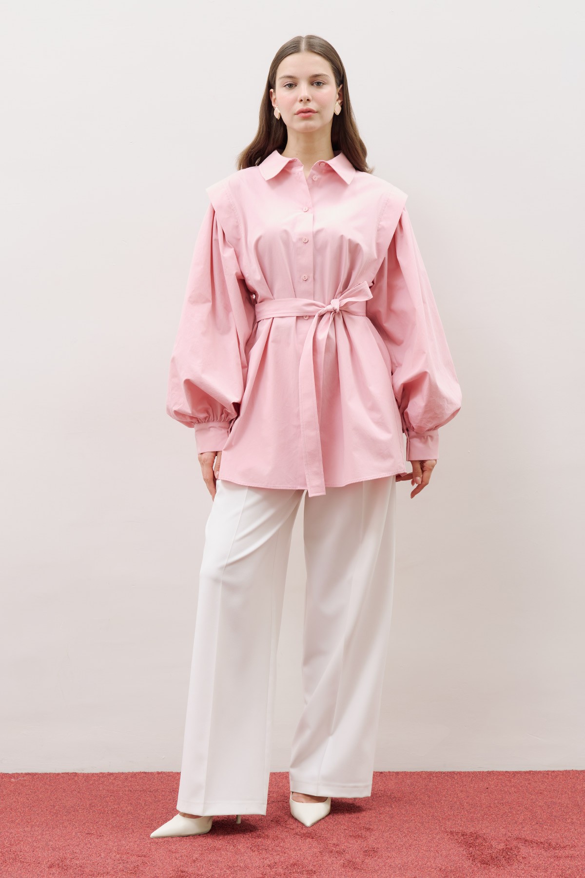 NORA DESIGN SHIRT PINK - 5