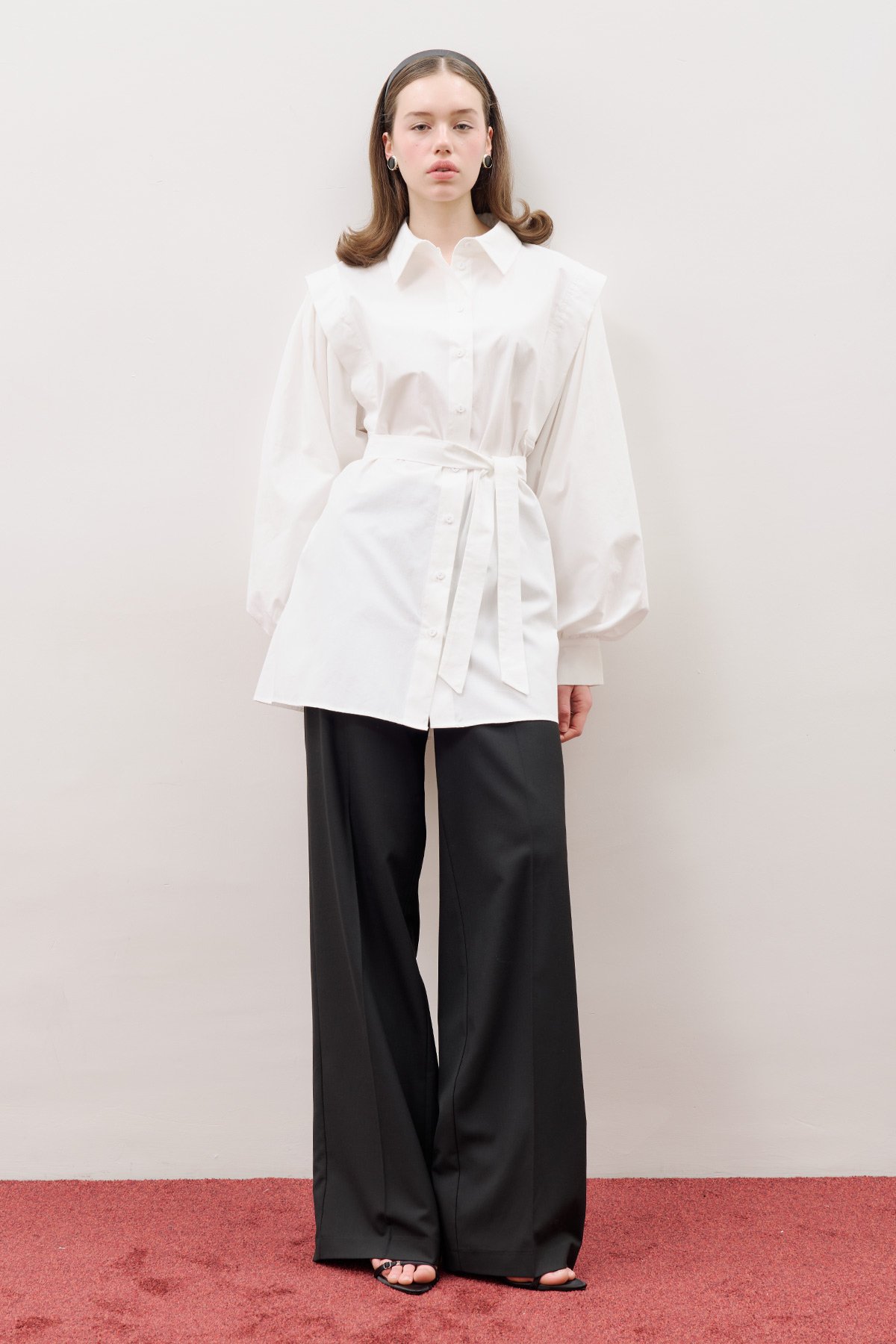 NORA DESIGN SHIRT ECRU - 2