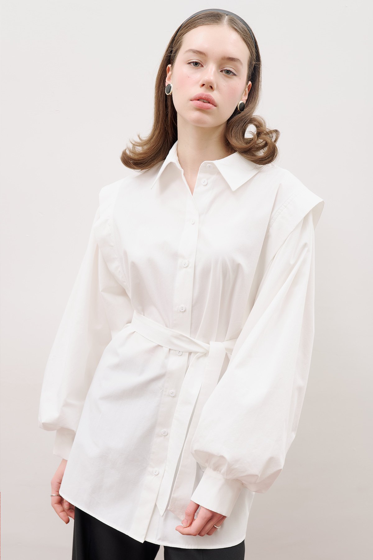 NORA DESIGN SHIRT ECRU - 3