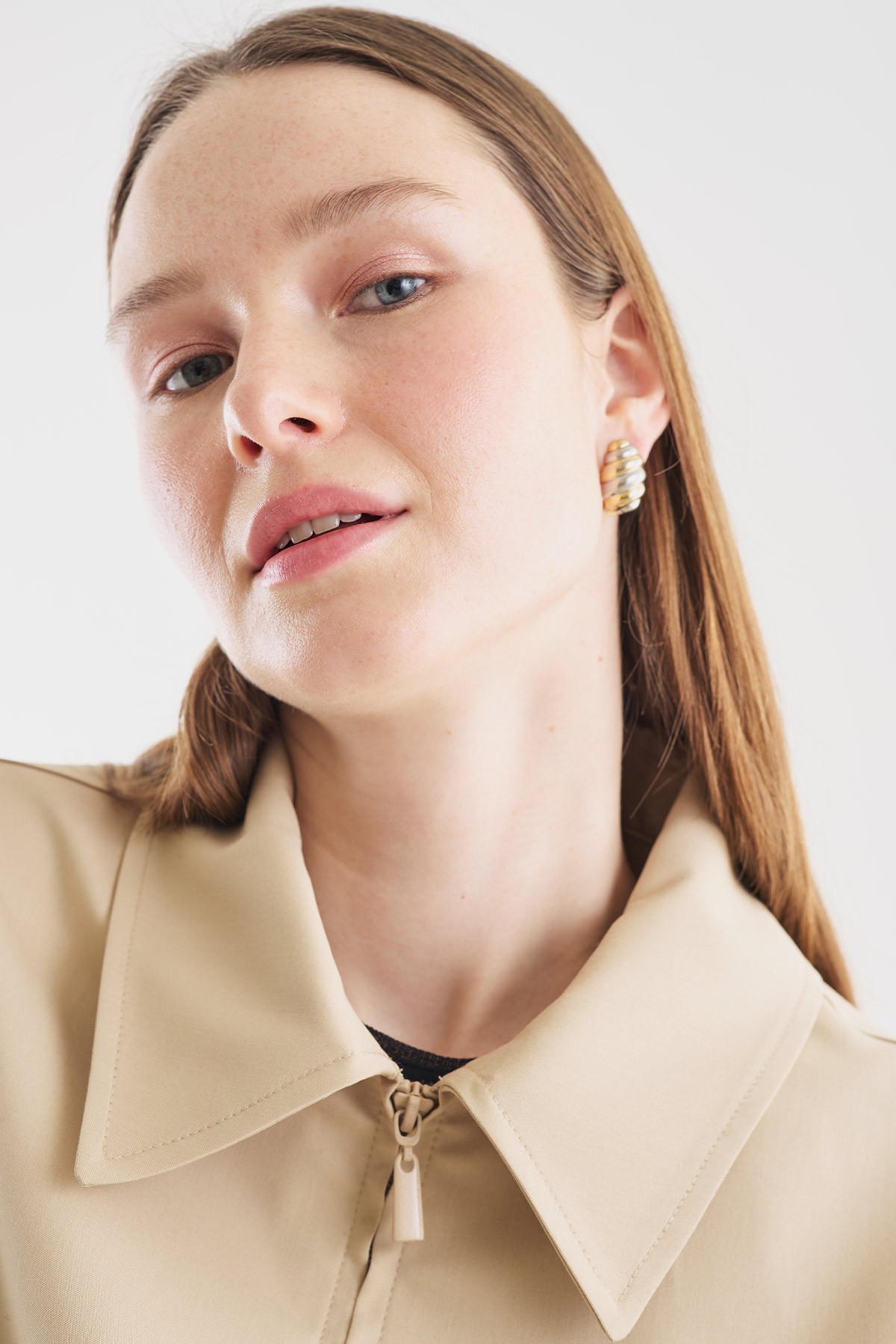 MANŞET DETAYLI CEKET BEJ - 5