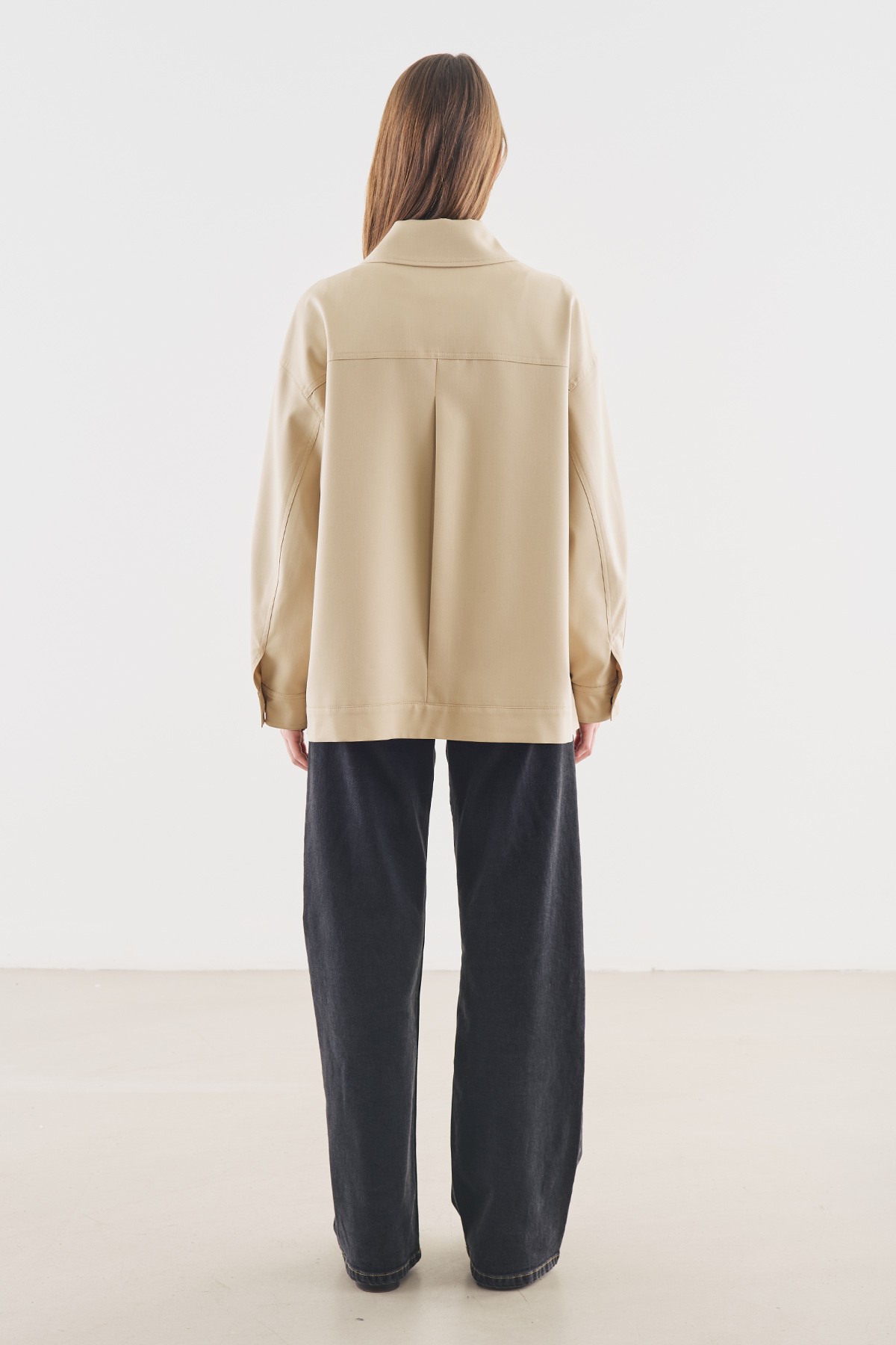 MANŞET DETAYLI CEKET BEJ - 8