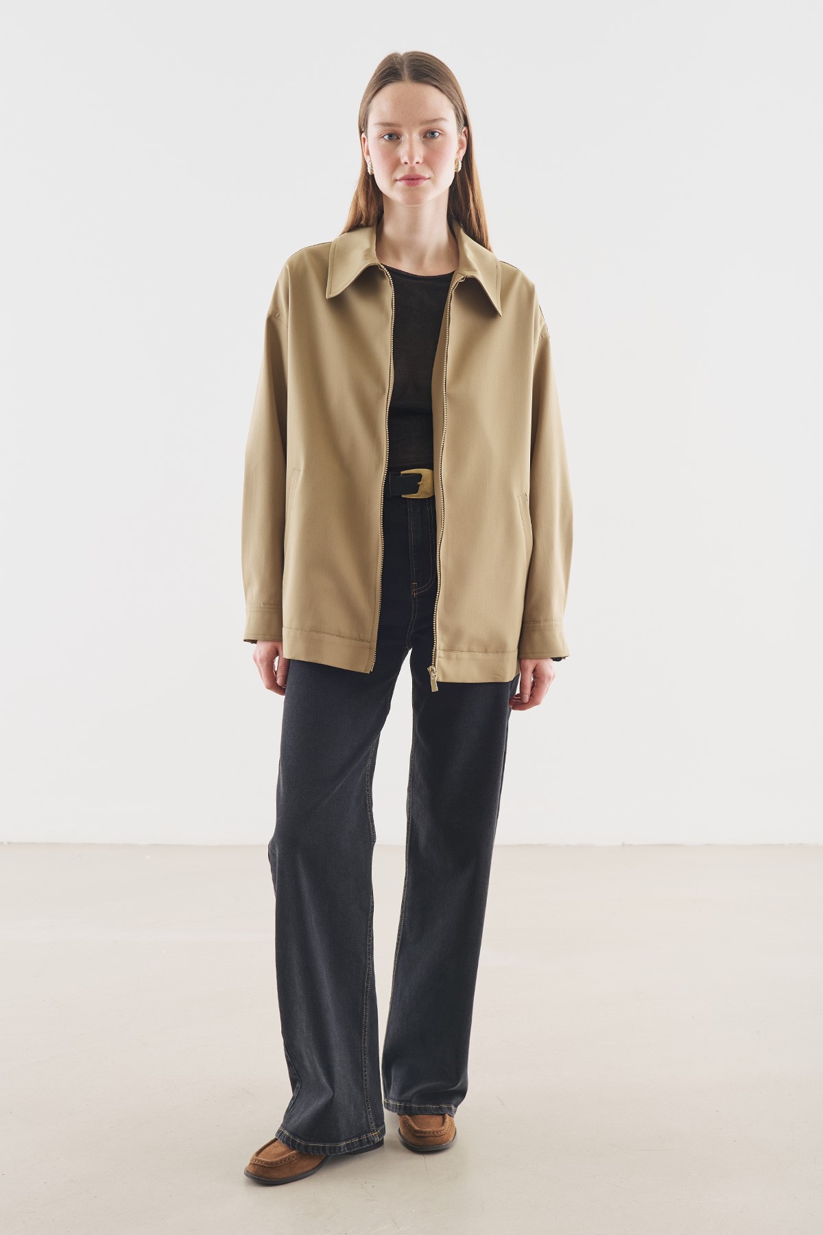 MANŞET DETAYLI CEKET YEŞİL - 1