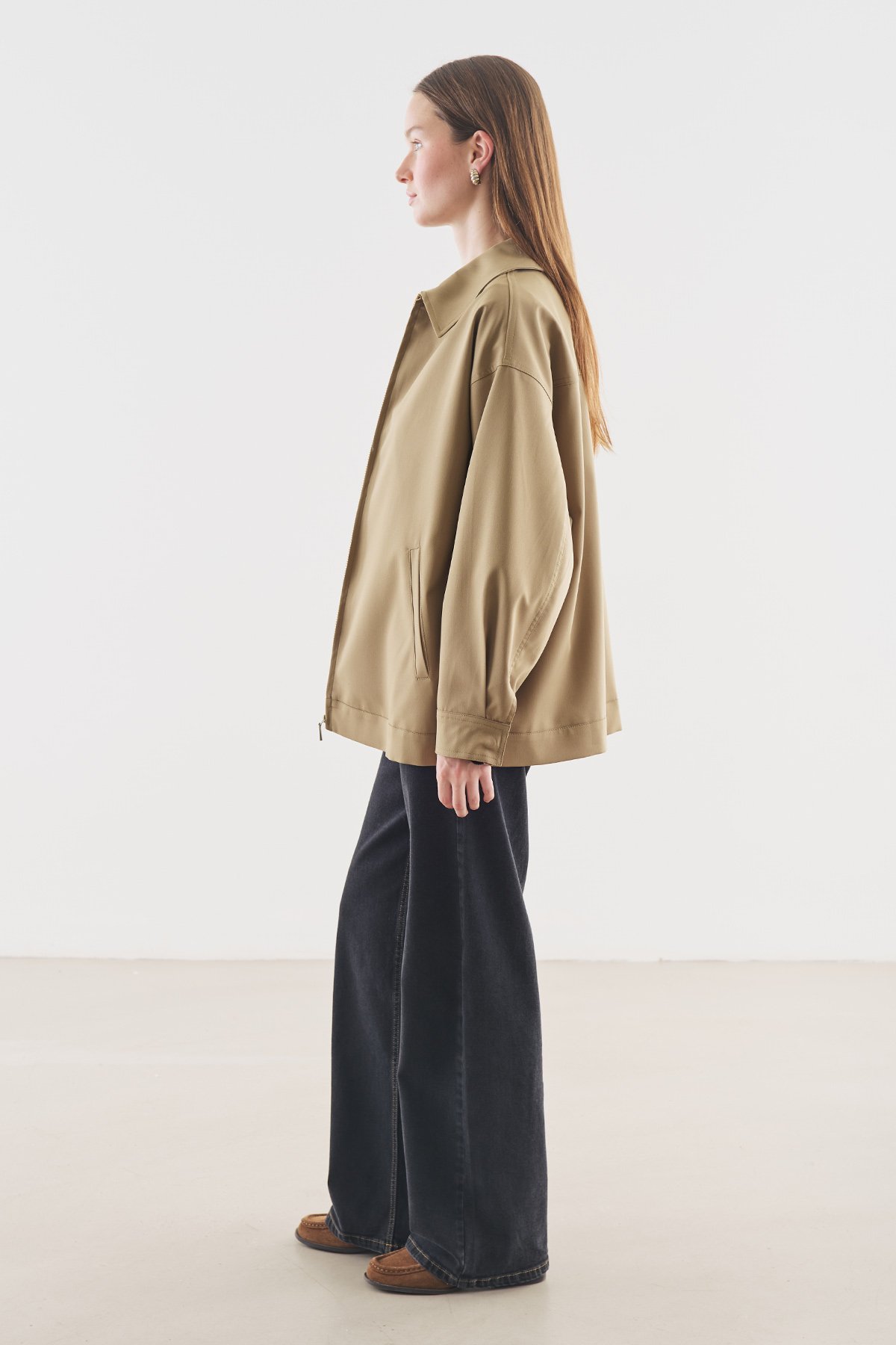 MANŞET DETAYLI CEKET YEŞİL - 3