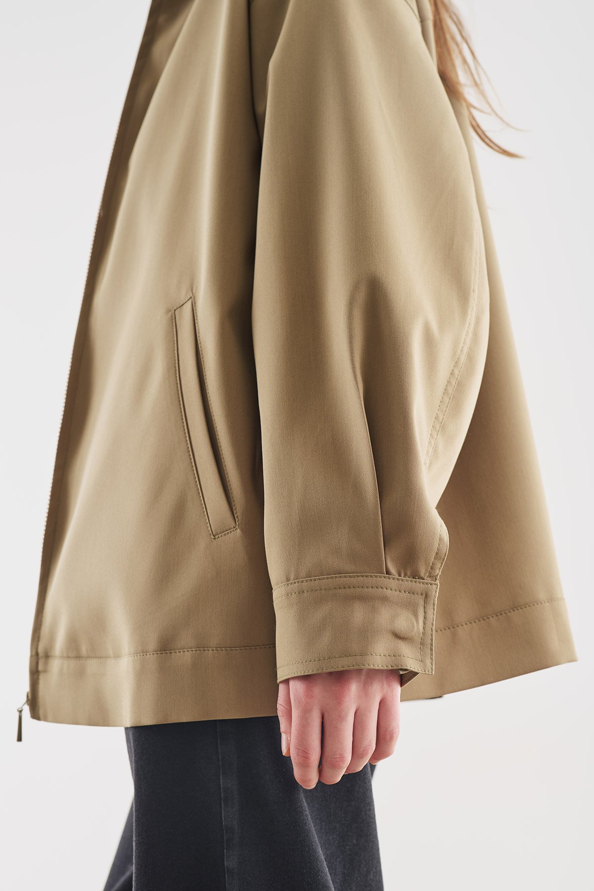 MANŞET DETAYLI CEKET YEŞİL - 6