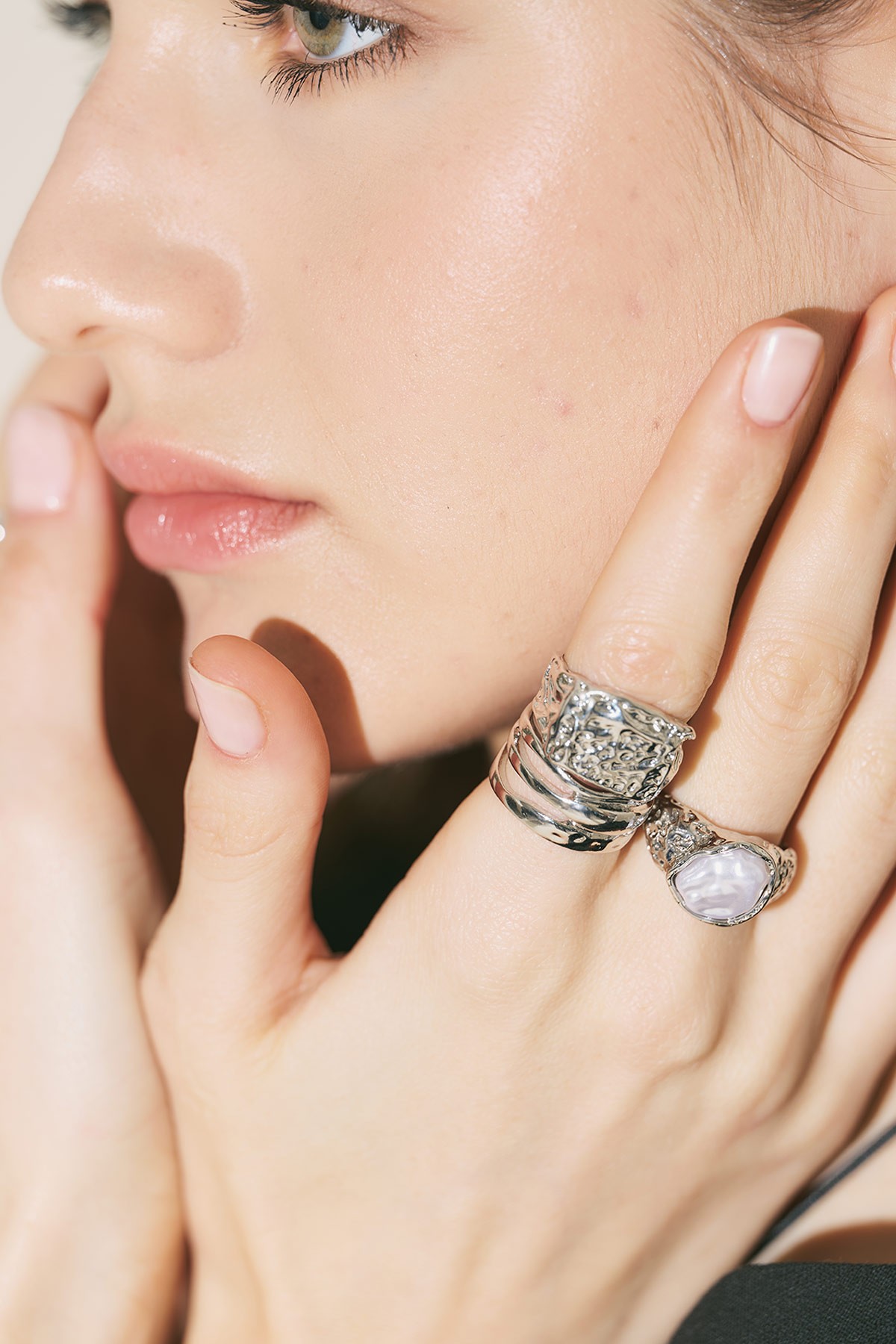 LAVA YÜZÜK SETİ GÜMÜŞ