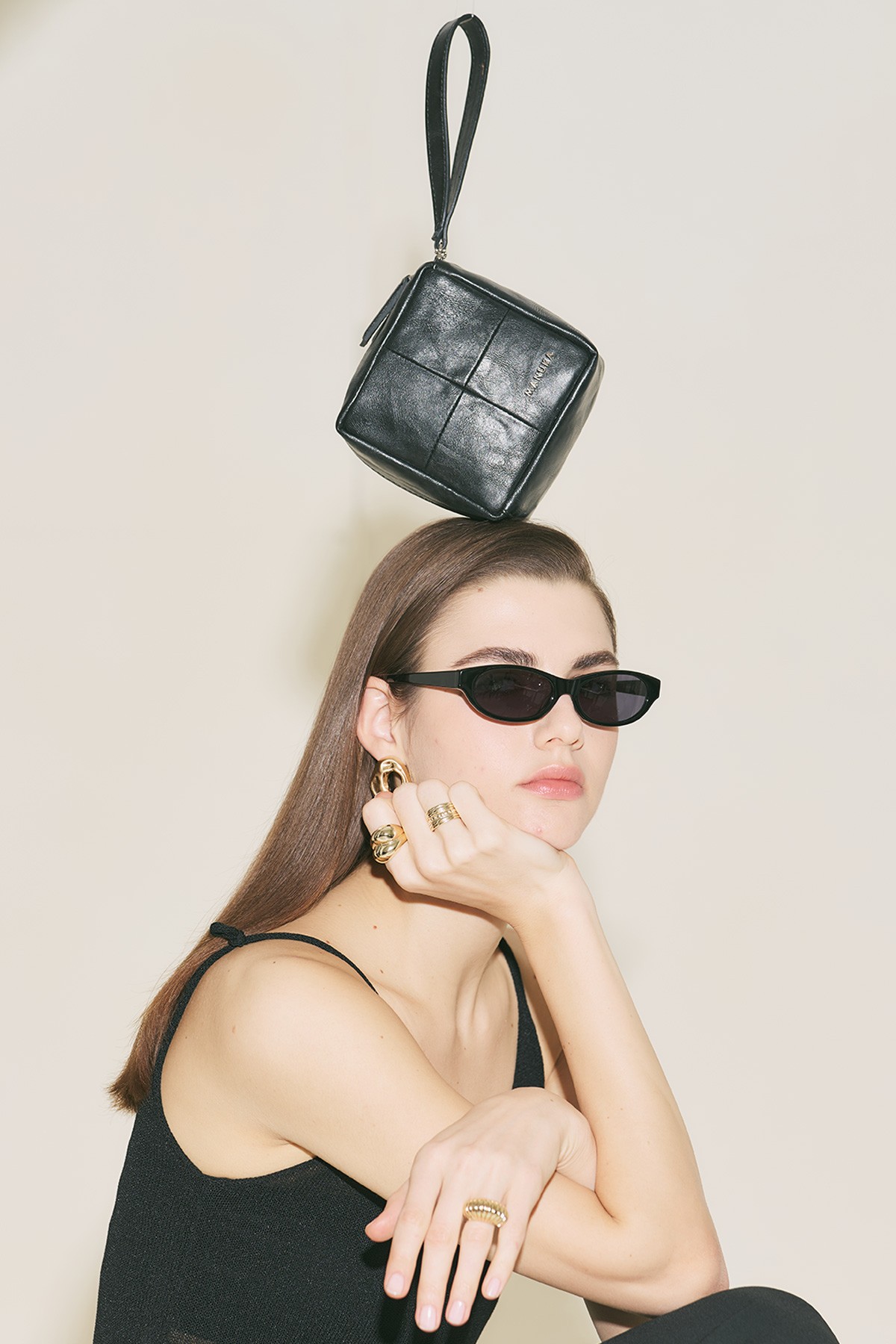 RAINA KUTU ÇANTA SİYAH