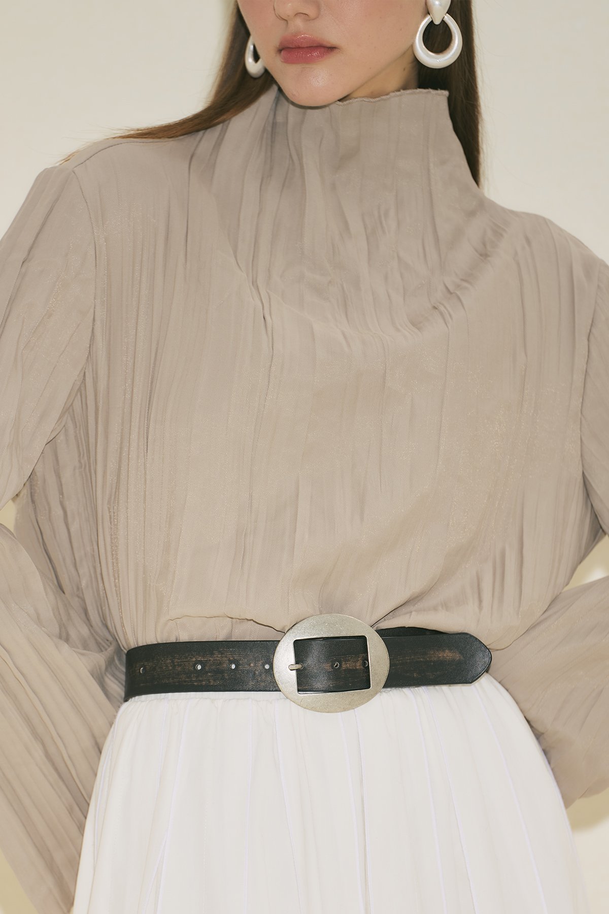 BÜYÜK OVAL TOKALI KEMER SİYAH