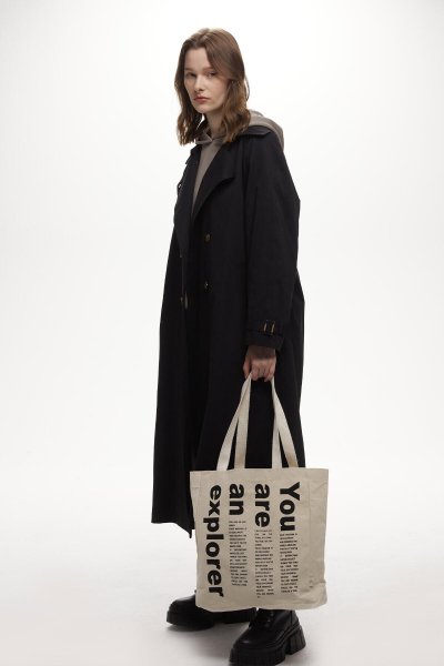 BASKILI KÖRÜKLÜ BEZ ÇANTA EXPLORER 