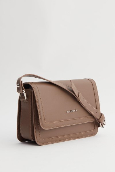 KAPAKLI OMUZ ÇANTASI FINDIK KABUĞU 