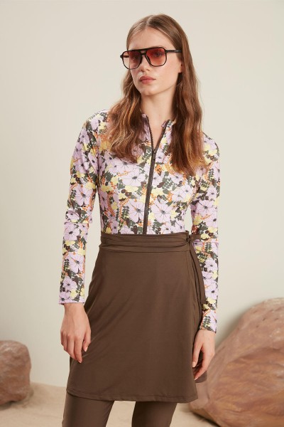 TESETTÜR MAYO ETEK KAHVERENGİ 