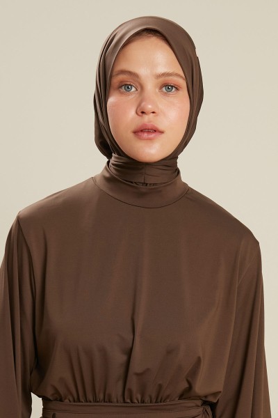 LINING SWIMSUIT BONNET BROWN 