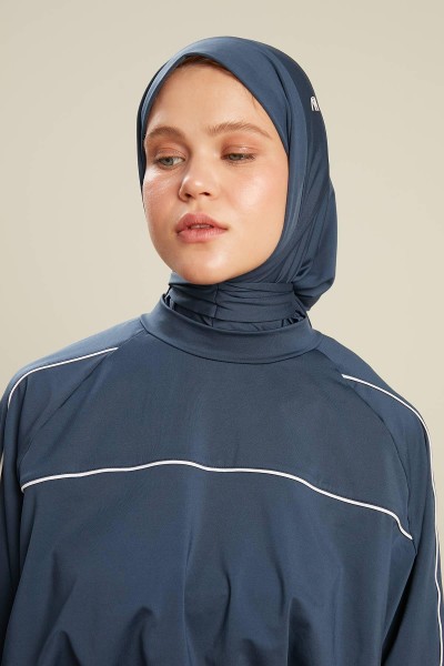 LINING SWIMSUIT BONNET NAVY BLUE 