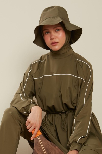 CONNECTED BUCKET HAT KHAKI 