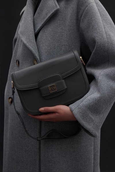 PREMIUM FLAP BAG GRAY 