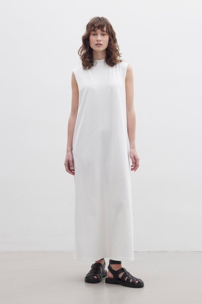 ÖRME ASTAR ELBİSE EKRU 