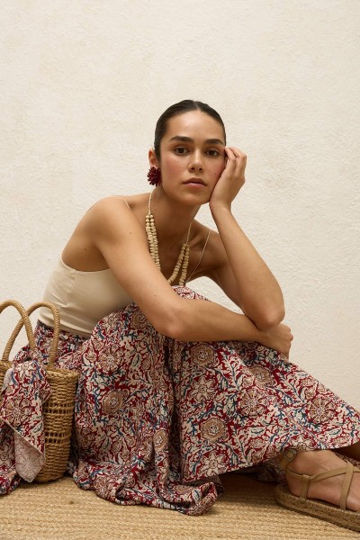 VİSKON DESENLİ ETEK MARAKESH 