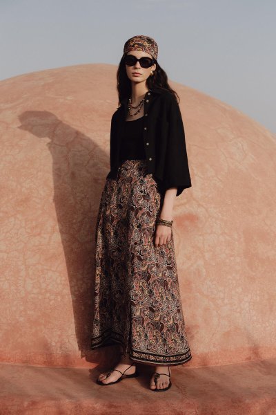 DESENLİ ANVELOP VİSKON ETEK ETNİK 