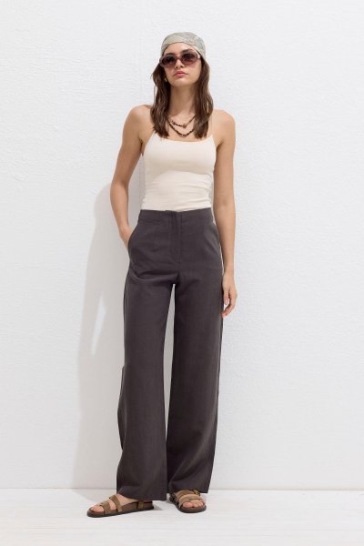 PREMIUM KUMAŞ TENSEL PANTOLON ANTRASİT 