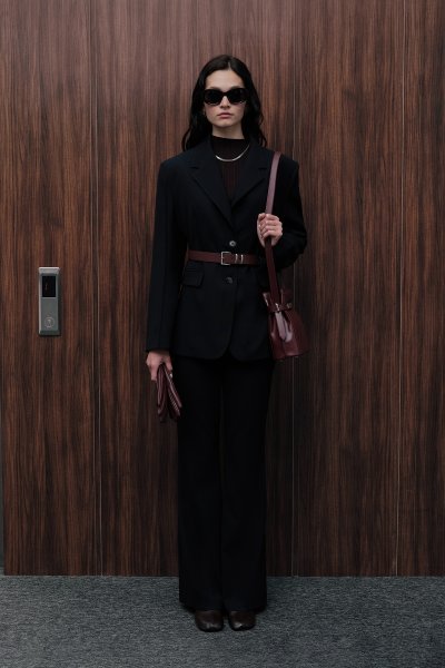 KLASİK KESİM BLAZER CEKET LACİVERT 