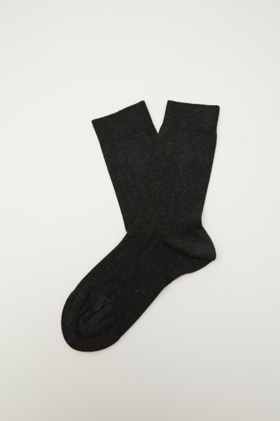 CLASSIC RUBED SOCKS ANTHRACITE 