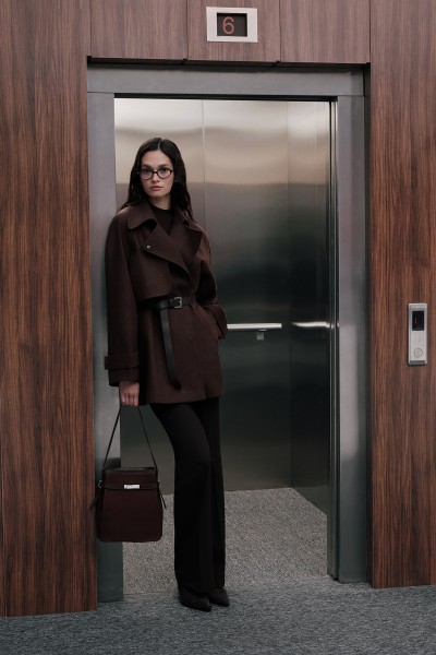 MİLO KANVAS BAGET ÇANTA KAHVERENGİ 