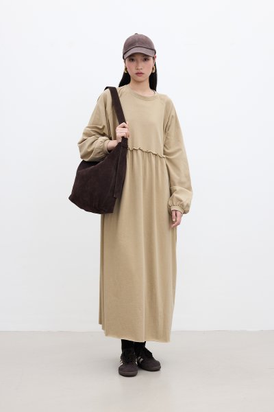 OVERSIZE PAIRED DRESS CAMEL 