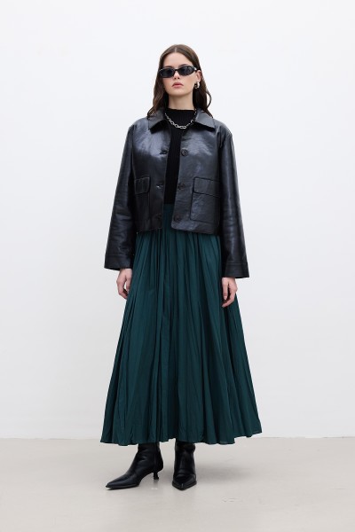 PILISE MAXI SKIRT GREEN 