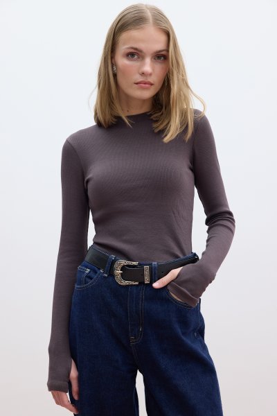 PARMAK GEÇİRMELİ RİBANALI BODY MÜRDÜM 