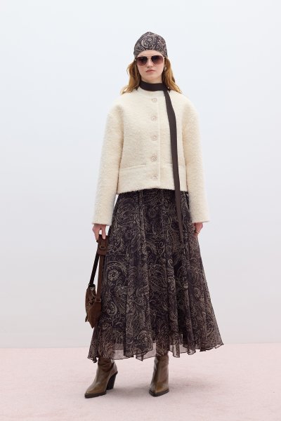 FLOWN WIDE SKIRT FREESIA 