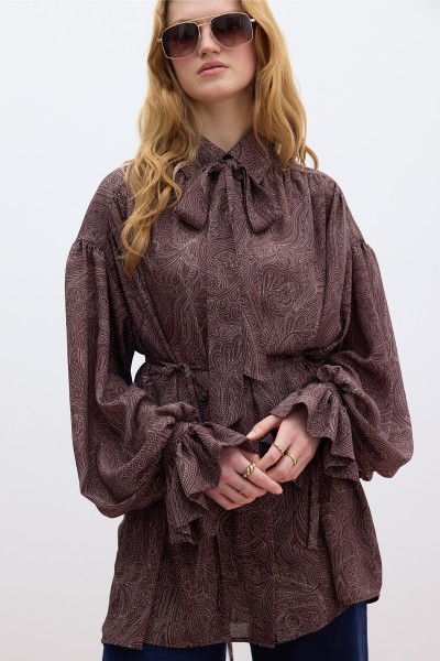 PATTERNED TIE SHIRT REIANE 