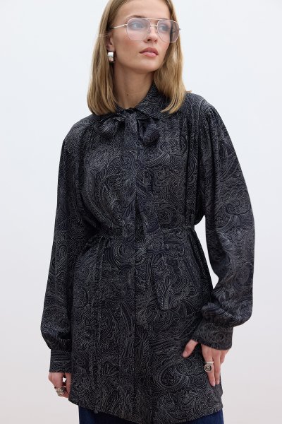 BELTED RETRO STYLE SHIRT REINA 