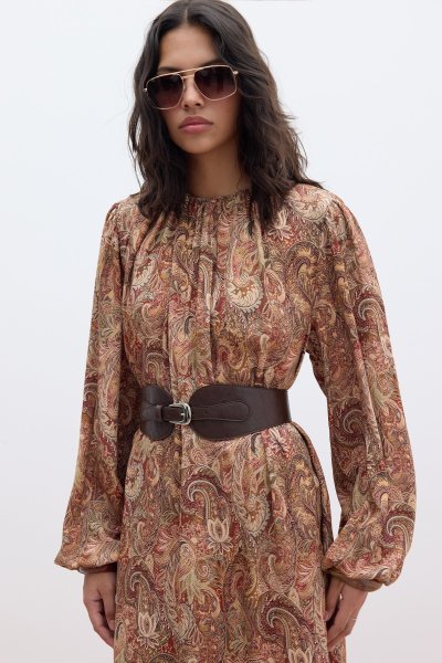 TOKALI KUŞAK KEMER KAHVERENGİ 