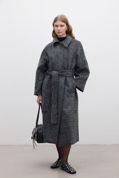 DIANA MAXI PREMIUM COAT ANTHRACITE 