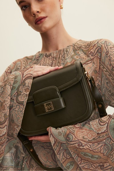 PREMIUM FLAP BAG KHAKI 