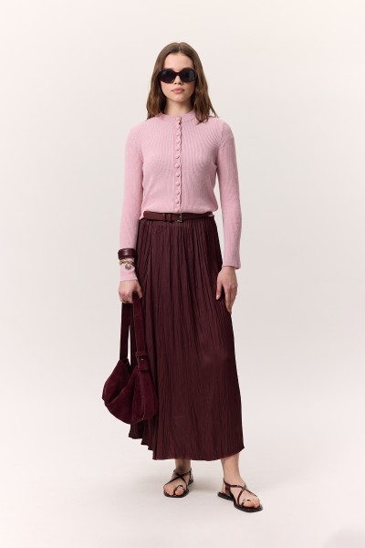 CRUSH SATEN ETEK BORDO 