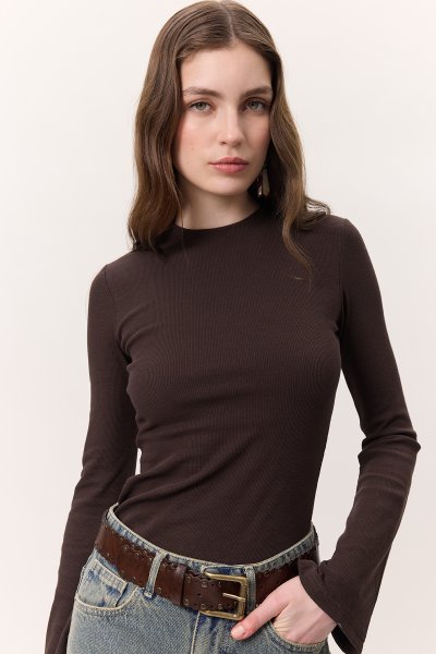 EVAZE KOLLU BODY ACI KAHVE 