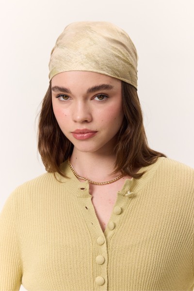 PATTERNED SATIN SCARF NOVA 