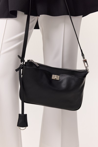 ARTE MINI BAGUETTE BAG BLACK 