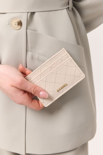 KAPİTONE KARTLIKLI CÜZDAN BEJ 