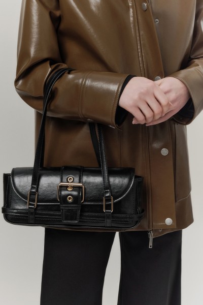 MICA BAGUETTE BAG BLACK 