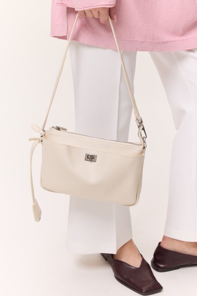 ARTE MINI BAGUETTE BAG BEIGE 