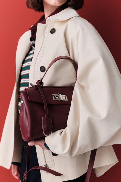 ARTE OMUZ ÇANTASI BORDO 