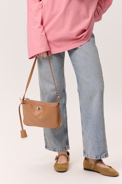 ARTE MINI BAGUETTE BAG CAMEL 