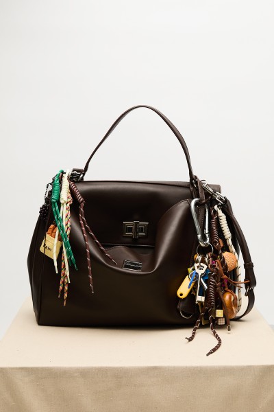 ARTE WIDE SHOULDER BAG BITTER COFFEE 