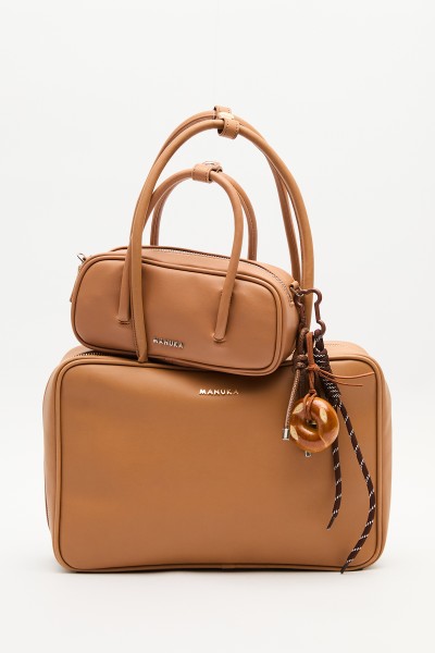 MİNİ BOWLING ÇANTA CAMEL 