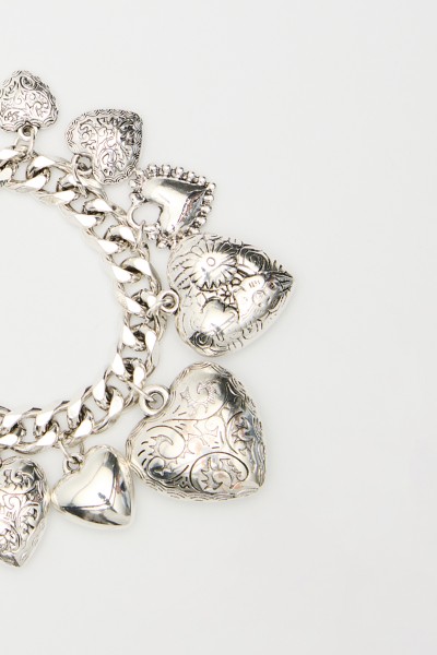 KALPLİ CHARM BİLEKLİK GÜMÜŞ 