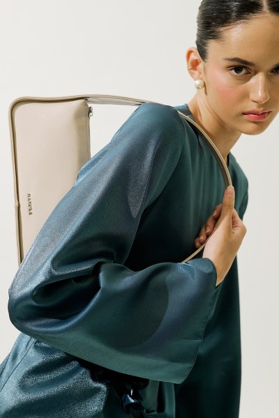 RENY PATENT LEATHER BAG CREAM 