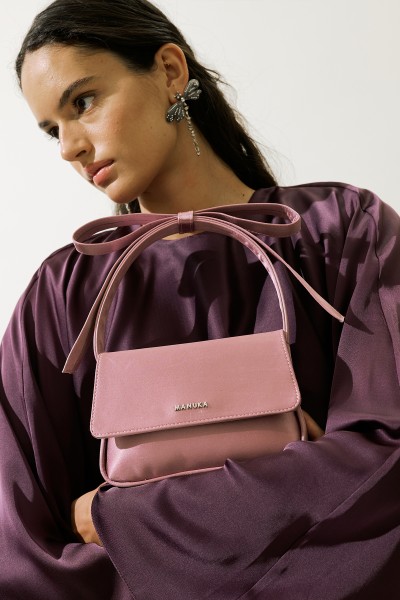 BOW DETAIL BAG POWDER PINK 